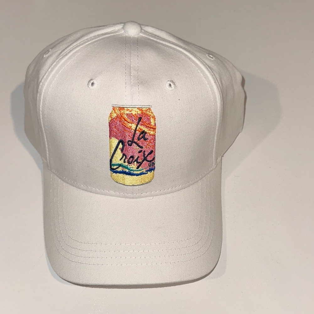 White La Croix Embroidered Pamplemousse Cap